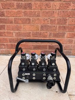 Enerpac SFM41 Heavy Duty 4-Port Hydraulic Sync Lift Manifold