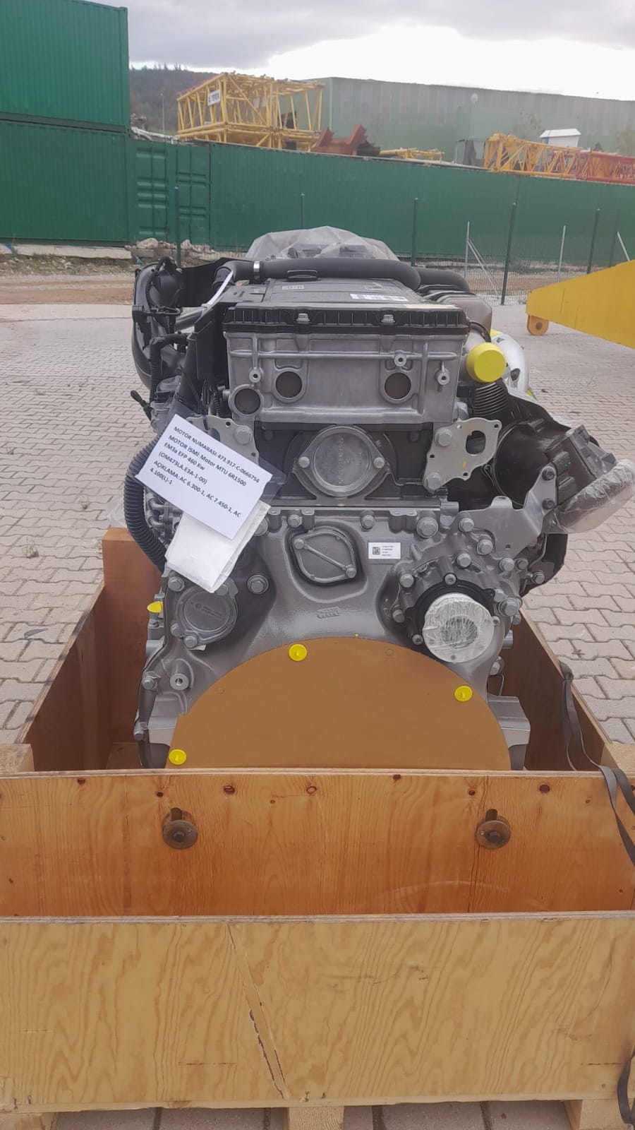 MTU 6R1500 EM3a EFP 460 Kw