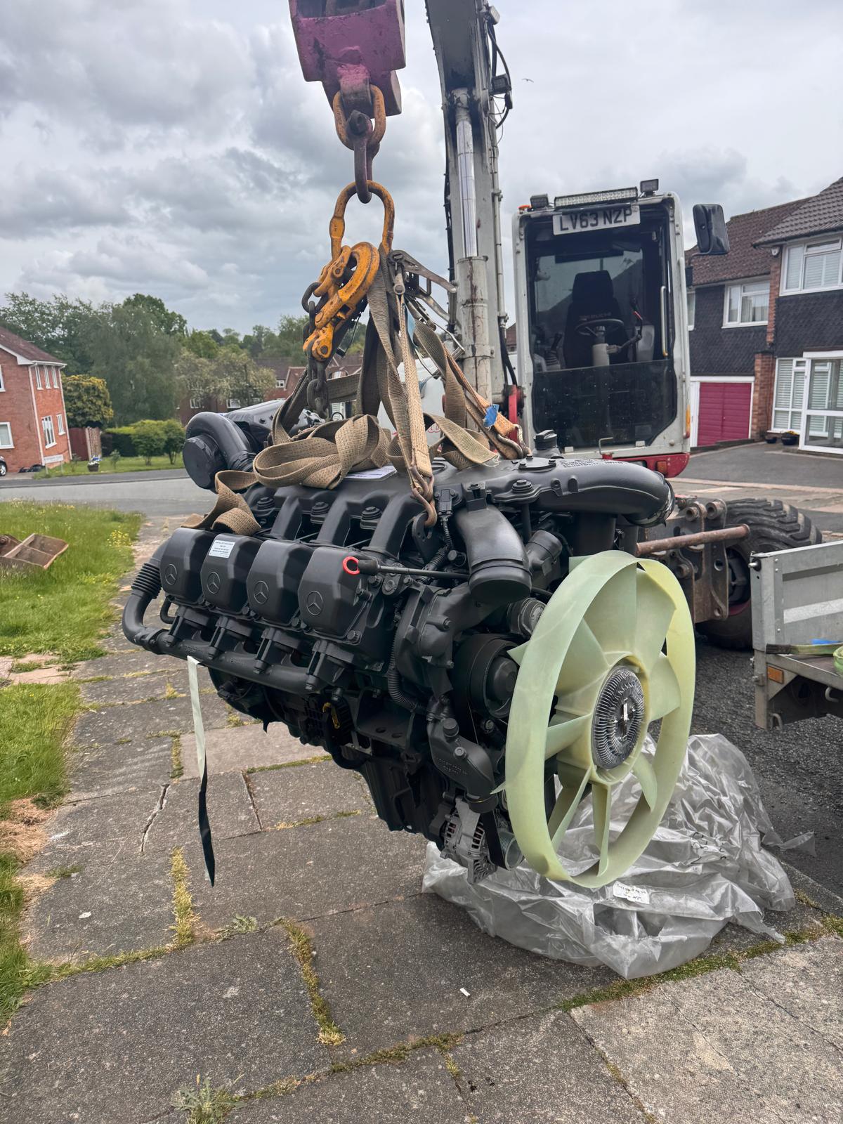 New Mercedes OM502LA 450kW Diesel Engine